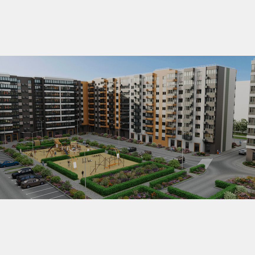 1-к. квартира, 53,5 м², 2/9 эт.