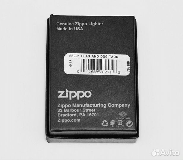 Зажигалка Zippo 28291 Flag Оригинал Новая