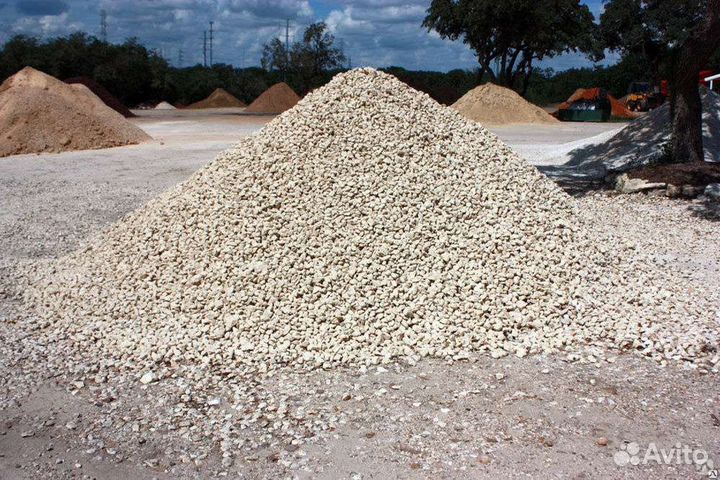 Доставка гравия, дроб. бетона