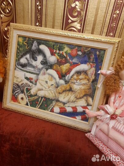 Картина вышитая крестом