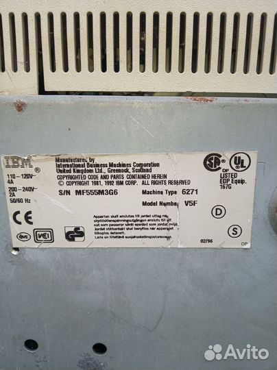 IBM V5F раритет