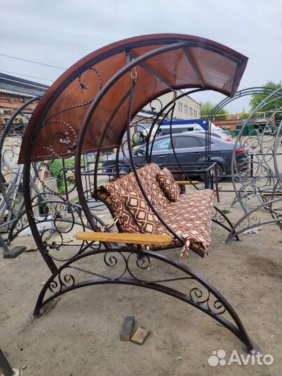 Садовые качели премиум