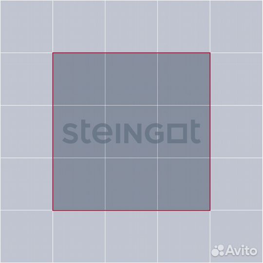 Тротуарная плитка Квадрат 300х300х60