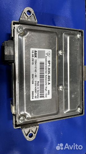 Усилитель сабвуфера burmester Porsche 9P1035465A