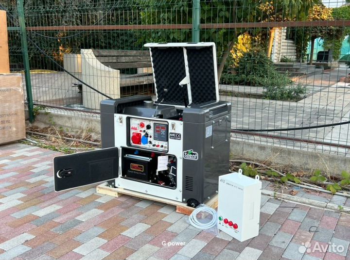 Дизельная элекетростанция 10 kW g-power DG11000S3