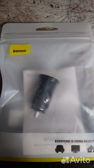 Авто зарядка baseus 30w 2 USB