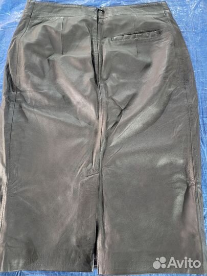 Кожаная юбка Massimo dutti