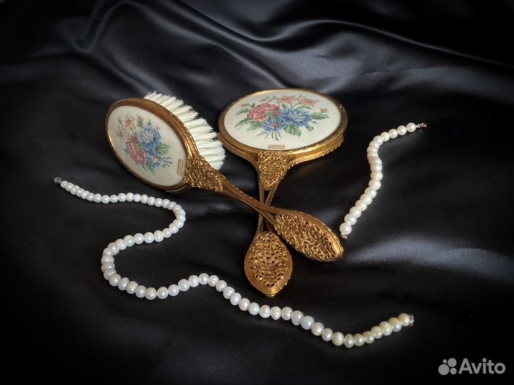 Будуарный дамский набор винтаж Европа