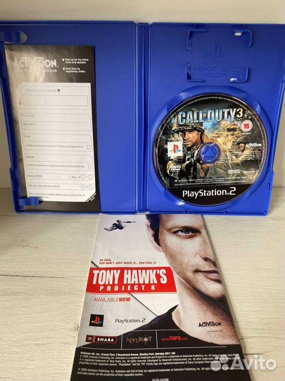 PS2 Call Of Duty 3 лицензионный диск