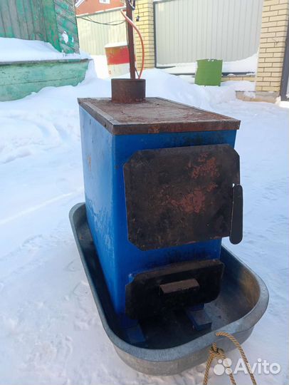 Печка на дрова и с электро тэн