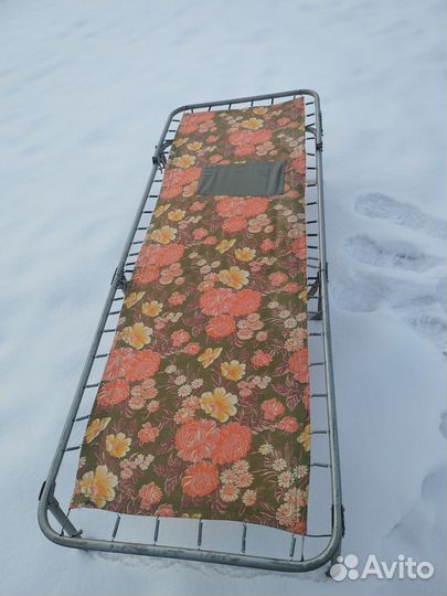 Раскладушка туристическая раз 0.75 на 2.0