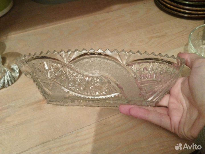 Хрустальное блюдо