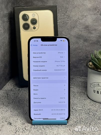 iPhone 13 Pro, 256 ГБ