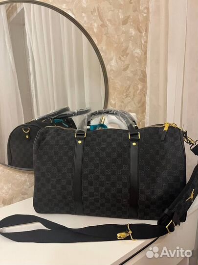 Сумка Jordan Monogram Duffle Bag Чёрная, оригинал