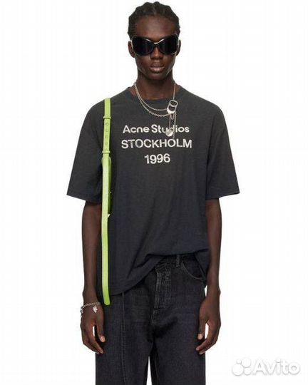 Футболка acne stuidos оверсайз (топ 2205)