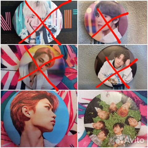 Значки, брелоки BTS, BT21, Stray Kids