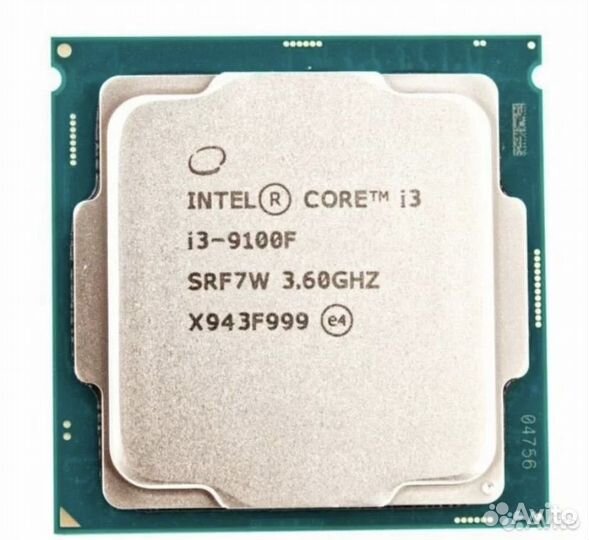 Процессор 1151 intel core i3 9100f