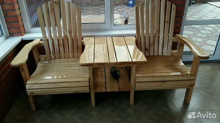 Кресла садовые со столиком