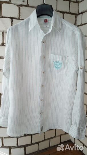 Льняные рубашки на подростка