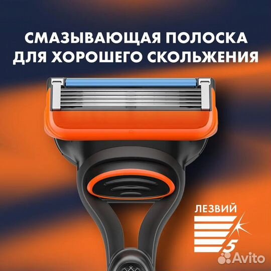 Набор Gillette для чистого бритья. Новый