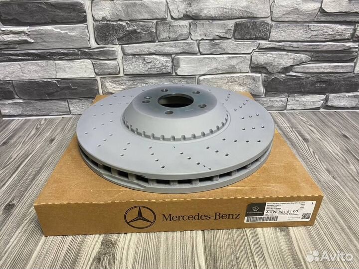 Диск тормозной передний Mercedes W222 A2224215100