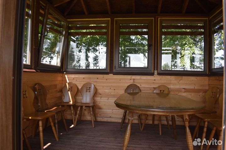 Аренда малой беседки рядом с озером (до 10 гостей)