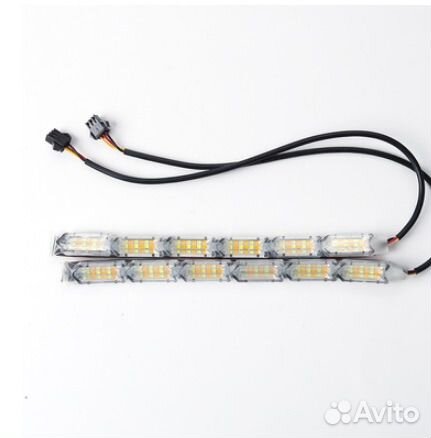 Бегающие ходовые огни Вставка в фару Led