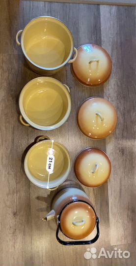 Эмалированная посуда СССР новая
