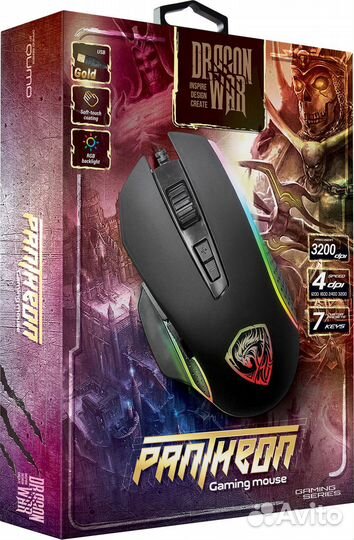 Мышь проводная qumo Dragon War Pantheon M50