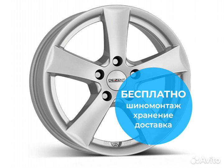 R15 5x114,3 6J ET40 D71,6 Dezent TX silver