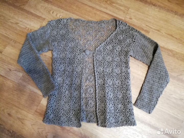 Жакет вязаный хенд мейд