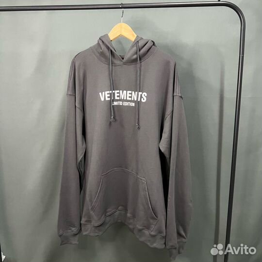 Кофта Vetements Gray Hoodie