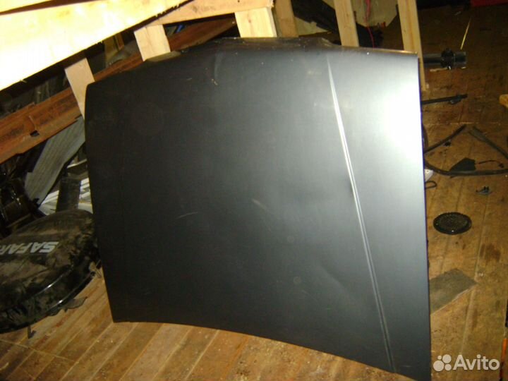 Капот Опель Аскона Opel Ascona серебристый металл