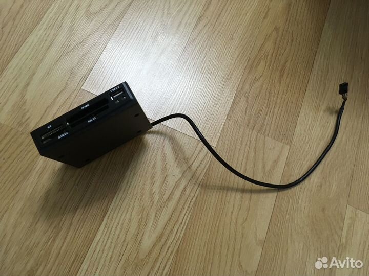 Картридер чёрный Acorp