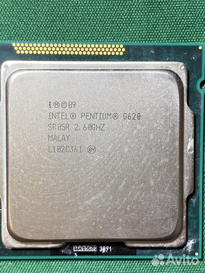 Процессор Pentium g620
