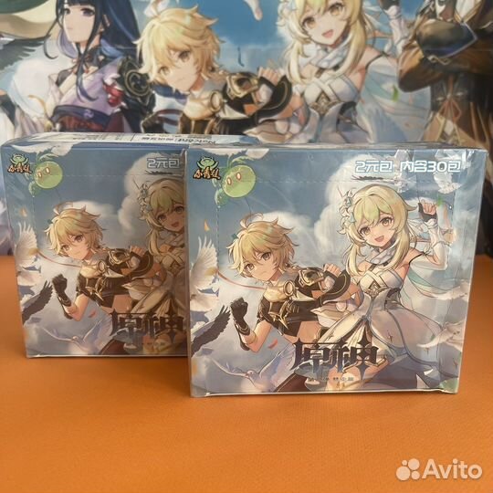 Коллекционные аниме карточки Genshin / Геншин