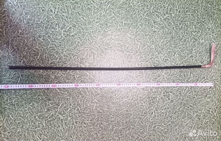 Трость птица рог резьба латунь кость