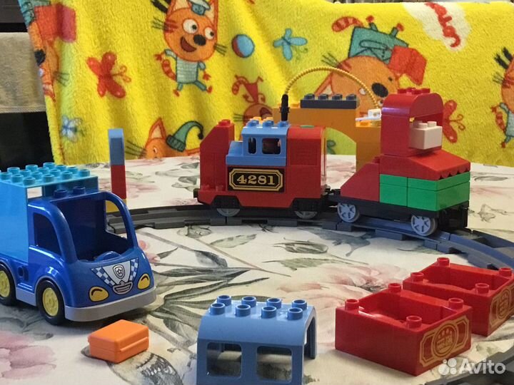 Lego duplo поезд б.у