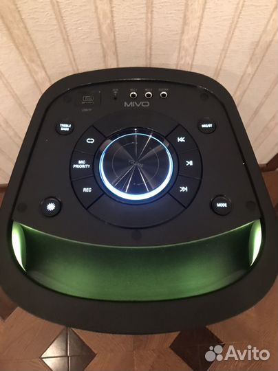 Колонка блютуз мощная напольная 1200W Новая