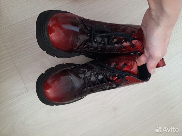 Ботинки для девочки на флисе 33