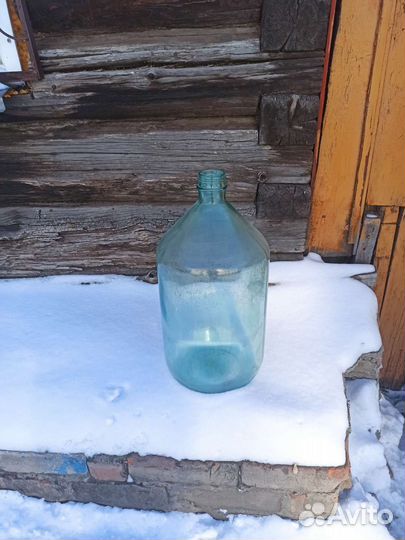 Бутыль стеклянная