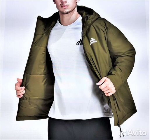 Новая куртка утепленная мужская Adidas Оригинал