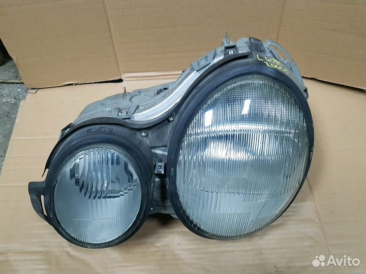 Фара передняя левая Mercedes w210 дорестайл галоге