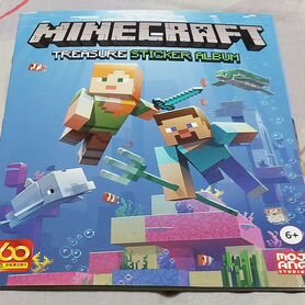 Panini Minecraft Treasure Пустой чистый альбом