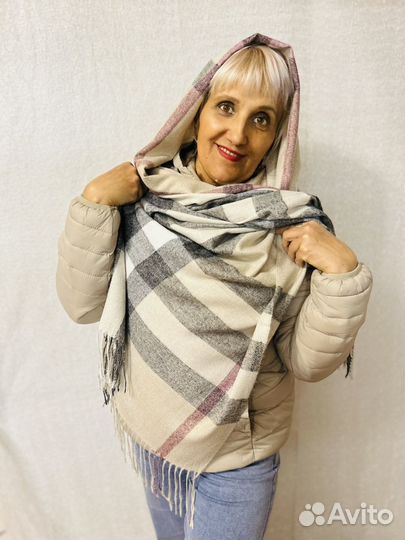 Тёплые шарфы и палантины