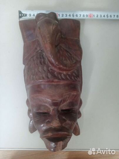 Маска Африканская.Сила слона из красн.дерева