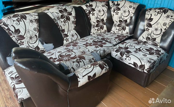 Угловой диван бу