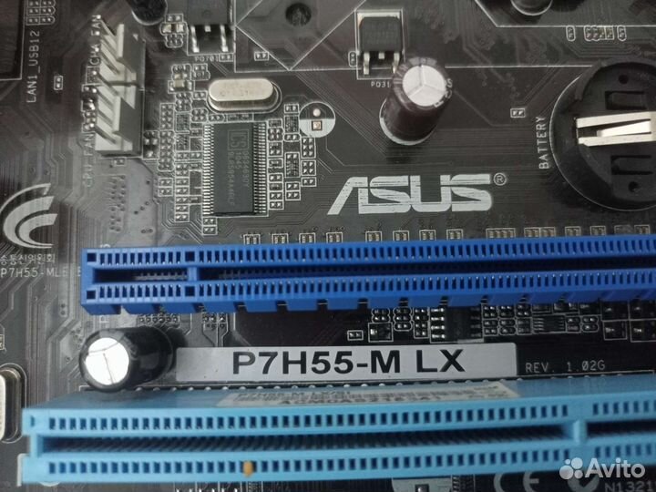Материнская плата asus P7H55-M LX сокет 1156 DDR3
