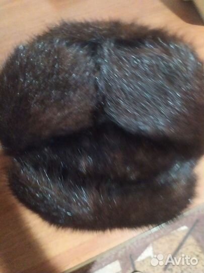 Норковая шапка мужская