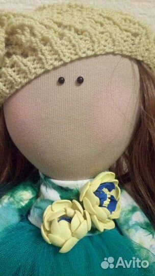 Текстильная кукла ручная работа